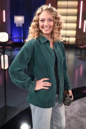 Lotta Lubkoll bei der Aufzeichnung der WDR-Talkshow Kölner Treff im WDR Studio BS 3. Köln, 30.10.2025