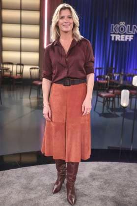 Valerie Niehaus bei der Aufzeichnung der WDR-Talkshow Kölner Treff im WDR Studio BS 3. Köln, 30.10.2025