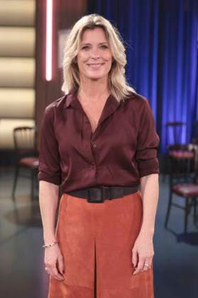 Valerie Niehaus bei der Aufzeichnung der WDR-Talkshow Kölner Treff im WDR Studio BS 3. Köln, 30.10.2025