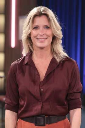 Valerie Niehaus bei der Aufzeichnung der WDR-Talkshow Kölner Treff im WDR Studio BS 3. Köln, 30.10.2025