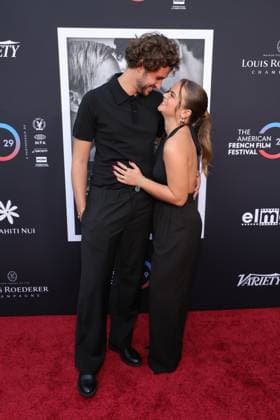 30 October 2025 - Los Angeles, California - Aubry Dullin, Jade MÅ½nard. The French American Film Festival Screening of Netflix s Nouvelle Vague held at the DGA Theater Complex. Los Angeles USA - ZUMAa123 20251030_zaa_a123_120 Copyright: xADx