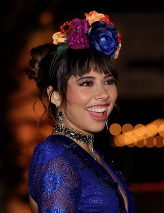 Xochitl Gomez attends the 2025 Dia De Muertos Gala Presented by Lexus, Tequila Don Julio, Nike, DNERO, Calamigos Ranch and Maremoto at the Los?Angeles? River?Center?&?Gardens in Los Angeles on Thursday, October 30, 2025.  LAP20251030009 GREGxGRUDT
