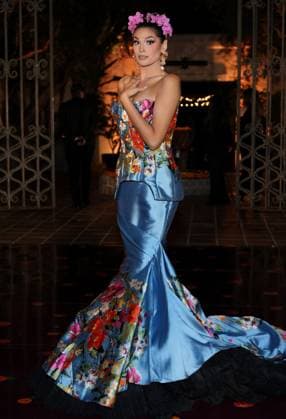 Valentina attends the 2025 Dia De Muertos Gala Presented by Lexus, Tequila Don Julio, Nike, DNERO, Calamigos Ranch and Maremoto at the Los?Angeles? River?Center?&?Gardens in Los Angeles on Thursday, October 30, 2025.  LAP20251030047 GREGxGRUDT