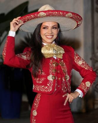 Lupita Infante attends the 2025 Dia De Muertos Gala Presented by Lexus, Tequila Don Julio, Nike, DNERO, Calamigos Ranch and Maremoto at the Los?Angeles? River?Center?&?Gardens in Los Angeles on Thursday, October 30, 2025.  LAP20251030051 GREGxGRUDT