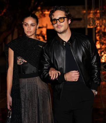Renata Notni and Diego Boneta attend the 2025 Dia De Muertos Gala Presented by Lexus, Tequila Don Julio, Nike, DNERO, Calamigos Ranch and Maremoto at the Los?Angeles? River?Center?&?Gardens in Los Angeles on Thursday, October 30, 2025.  LAP20251030087 GREGxGRUDT