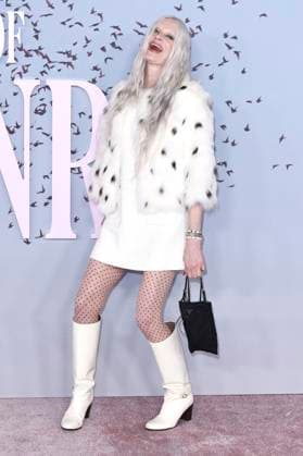Kristen McMenamy bei der Premiere der Sky Atlantic-Miniserie The Death of Bunny Munro in der Royal Festival Hall. London, 30.10.2025