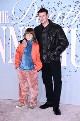 Rafael Mathe und Matt Smith bei der Premiere der Sky Atlantic-Miniserie The Death of Bunny Munro in der Royal Festival Hall. London, 30.10.2025