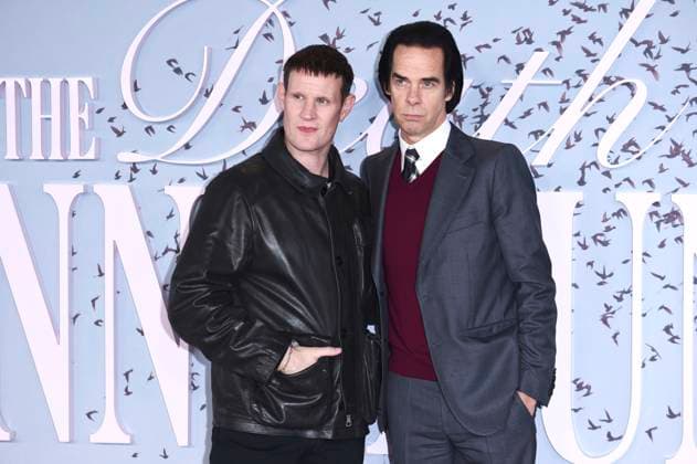 Matt Smith und Nick Cave bei der Premiere der Sky Atlantic-Miniserie The Death of Bunny Munro in der Royal Festival Hall. London, 30.10.2025