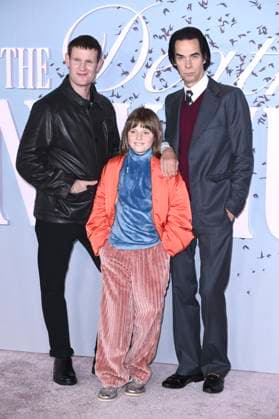 Matt Smith, Rafael Mathe und Nick Cave bei der Premiere der Sky Atlantic-Miniserie The Death of Bunny Munro in der Royal Festival Hall. London, 30.10.2025