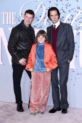 Matt Smith, Rafael Mathe und Nick Cave bei der Premiere der Sky Atlantic-Miniserie The Death of Bunny Munro in der Royal Festival Hall. London, 30.10.2025