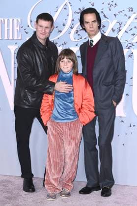 Matt Smith, Rafael Mathe und Nick Cave bei der Premiere der Sky Atlantic-Miniserie The Death of Bunny Munro in der Royal Festival Hall. London, 30.10.2025