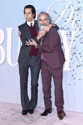 Nick Cave und Warren Ellis bei der Premiere der Sky Atlantic-Miniserie The Death of Bunny Munro in der Royal Festival Hall. London, 30.10.2025