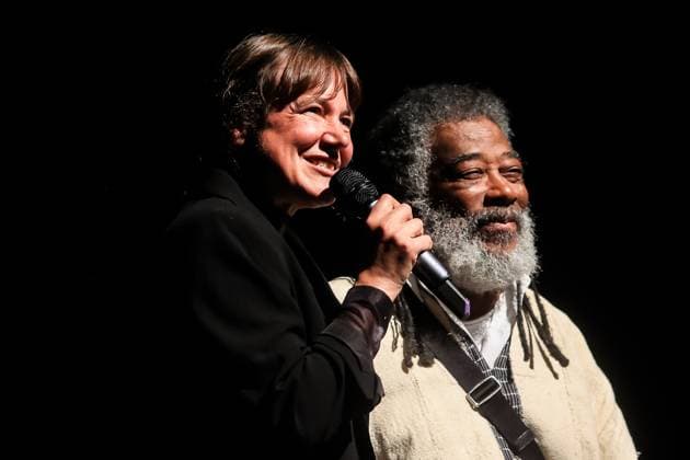 Konzert von Nadin Deventer und Wadada Leo Smith , Jazzfest Berlin 25 Nadin Deventer und Wadada Leo Smith
