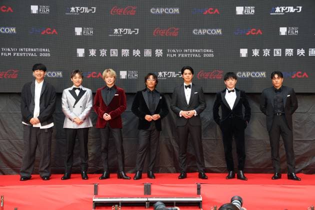 GENERATIONS from EXILE TRIBE, October 27, 2025 - The 38th Tokyo International Film Festival. Opening Ceremony at Tokyo International Forum in Tokyo, Japan on October 27, 2025.  aflo_308822133