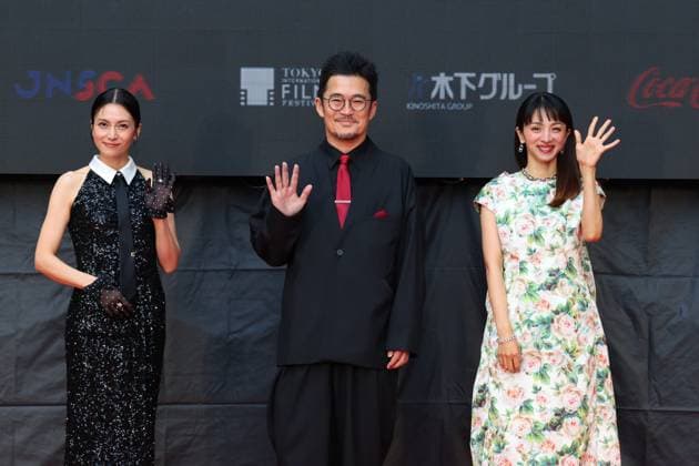 Ko Shibasaki, Ryota Nakano, Hikari Mitsushima, October 27, 2025 - The 38th Tokyo International Film Festival. Opening Ceremony at Tokyo International Forum in Tokyo, Japan on October 27, 2025.  aflo_308822180