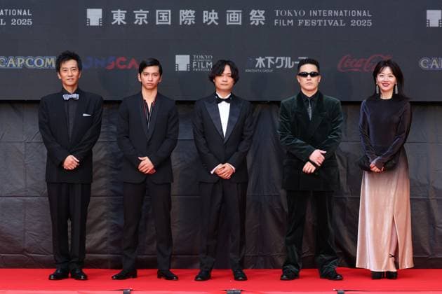 Kanji Tsuda, Taketo Tanaka, Tatsuya Suzuki, ACE COOL, Miho Ohashi, October 27, 2025 - The 38th Tokyo International Film Festival. Opening Ceremony at Tokyo International Forum in Tokyo, Japan on October 27, 2025.  aflo_308822185