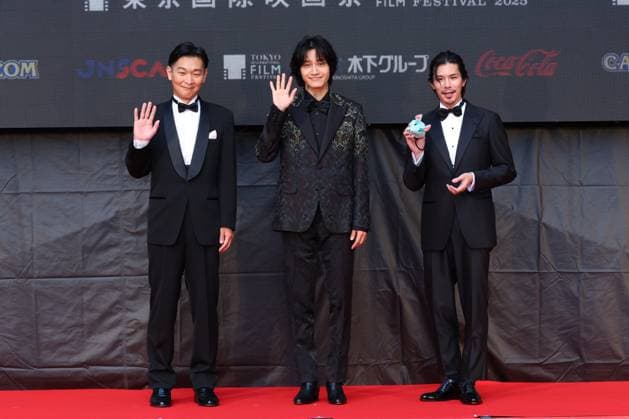 Wataru Takahashi, Masaya Sano, Hayato Kakizawa, October 27, 2025 - The 38th Tokyo International Film Festival. Opening Ceremony at Tokyo International Forum in Tokyo, Japan on October 27, 2025.  aflo_308822190