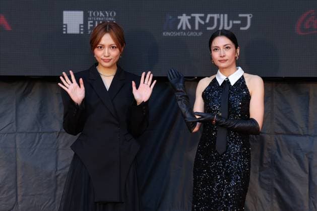 Haruna Kawaguchi, Ko Shibasaki, October 27, 2025 - The 38th Tokyo International Film Festival. Opening Ceremony at Tokyo International Forum in Tokyo, Japan on October 27, 2025.  aflo_308822206