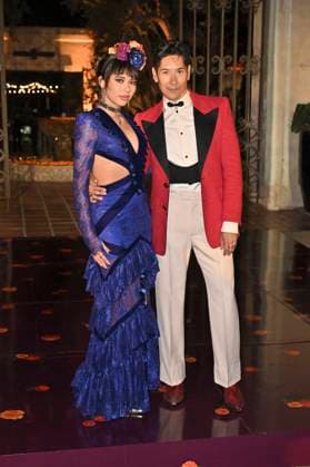 Xochitl Gomez und Carlos Eric Lopez bei der 5. Dia De Muertos Gala präsentiert von Lexus, Tequila Don Julio, Nike, Dnero, Mattel, Calamigos Ranch und Maremoto im Los¯Angeles¯River¯Center¯&¯Gardens. Los Angeles, 30.10.2025