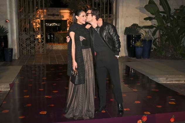 Renata Notni und Diego Boneta bei der 5. Dia De Muertos Gala präsentiert von Lexus, Tequila Don Julio, Nike, Dnero, Mattel, Calamigos Ranch und Maremoto im Los¯Angeles¯River¯Center¯&¯Gardens. Los Angeles, 30.10.2025