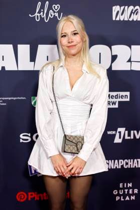 Streamerin Sarah Sarahtonin (sarahtoninx9) bei der Verleihung der VideoDays Festival Awards 2025 im E-Werk. Köln, 30.10.2025 NRW Deutschland Copyright: xChristophxHardtx