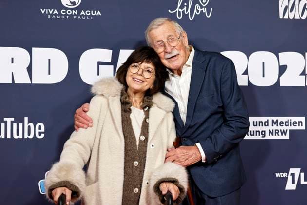 Webvideo-Stars Oma Heike und Opa Werner (Die Rentner-WG) bei der Verleihung der VideoDays Festival Awards 2025 im E-Werk. Köln, 30.10.2025 NRW Deutschland Copyright: xChristophxHardtx