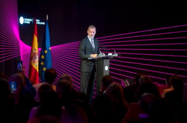 Entertainment Bilder des Tages King Felipe VI attends the first Iberoamerican Future Congress King Felipe VI will speak at the Iberoamerican Future Congress, at Casa América, on October 31, 2025, in Madrid Spain Organized by the Iberoamerican General Secretariat SEGIB and the Foundation Encuentros del Futuro FEF , the event will address, between October 30 and 31, issues such as the future of world order, the crisis of democracy, smart cities, neuro-rights or education in the era of artificial intelligence 31 OCTOBER 2025 Madrid Madrid Madrid Spain Copyright: xAlbertoxOrtegax 7068930