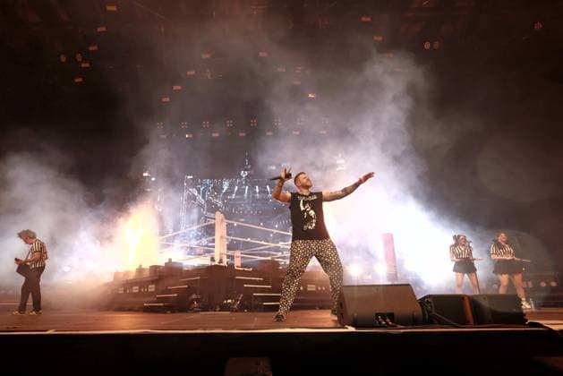 31.10.2025, Nils Wehowsky aka Finch, Rapper, im Konzert live in der Uber Arena, Berlin, Hip Hop, Berlin