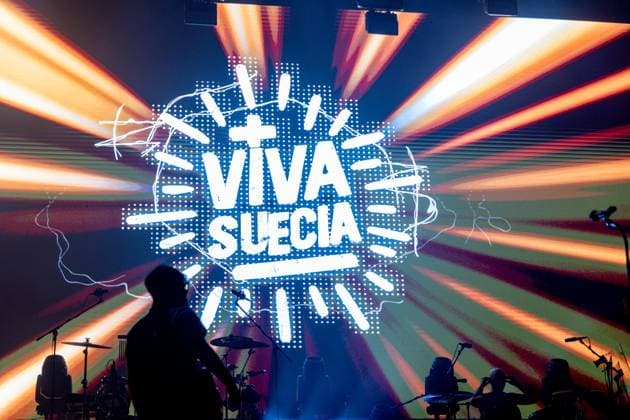 Viva Suecia concert at the Movistar Arena The group Viva Suecia during their performance at the Movistar Arena, on October 31, 2025, in Madrid Spain Viva Suecia is a Spanish indie rock band formed in Murcia in 2013, considered one of the current references of the genre in Spain They have already headlined national and international festivals, such as FIB, Mad Cool, Sonorama, Cruïlla and Granada Sound 31 OCTOBER 2025 CONCERT GROUP INDIE BAND VIVA SUECIA MUSIC Madrid Madrid Madrid Spain  Copyright: xRicardoxRubiox 7070135