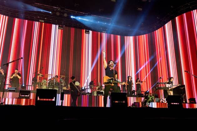Viva Suecia concert at the Movistar Arena The group Viva Suecia during their performance at the Movistar Arena, on October 31, 2025, in Madrid Spain Viva Suecia is a Spanish indie rock band formed in Murcia in 2013, considered one of the current references of the genre in Spain They have already headlined national and international festivals, such as FIB, Mad Cool, Sonorama, Cruïlla and Granada Sound 31 OCTOBER 2025 CONCERT GROUP INDIE BAND VIVA SUECIA MUSIC Madrid Madrid Madrid Spain  Copyright: xRicardoxRubiox 7070137