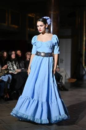 International Flamenco Fashion Week Madrid, (SIMOF) in Madrid - 31 Oct 2025 A model walks in a Angela Isa design at the International Flamenco Fashion Week Madrid, (SIMOF) show, at the Wellington Hotel in Madrid. Madrid Spain Copyright: xAtilanoxGarciax xSOPAxImagesx FOTO54291