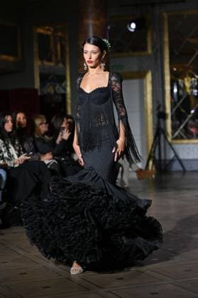 International Flamenco Fashion Week Madrid, (SIMOF) in Madrid - 31 Oct 2025 A model walks in a Angela Isa design at the International Flamenco Fashion Week Madrid, (SIMOF) show, at the Wellington Hotel in Madrid. Madrid Spain Copyright: xAtilanoxGarciax xSOPAxImagesx FOTO54294