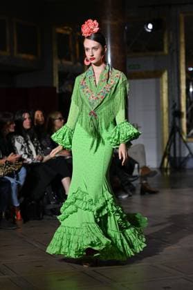 International Flamenco Fashion Week Madrid, (SIMOF) in Madrid - 31 Oct 2025 A model walks in a Angela Isa design at the International Flamenco Fashion Week Madrid, (SIMOF) show, at the Wellington Hotel in Madrid. Madrid Spain Copyright: xAtilanoxGarciax xSOPAxImagesx FOTO54314