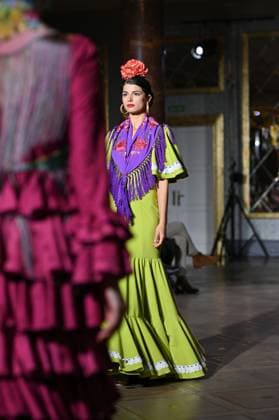 International Flamenco Fashion Week Madrid, (SIMOF) in Madrid - 31 Oct 2025 A model walks in a Angela Isa design at the International Flamenco Fashion Week Madrid, (SIMOF) show, at the Wellington Hotel in Madrid. Madrid Spain Copyright: xAtilanoxGarciax xSOPAxImagesx FOTO54326