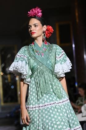 International Flamenco Fashion Week Madrid, (SIMOF) in Madrid - 31 Oct 2025 A model walks in a Angela Isa design at the International Flamenco Fashion Week Madrid, (SIMOF) show, at the Wellington Hotel in Madrid. Madrid Spain Copyright: xAtilanoxGarciax xSOPAxImagesx FOTO54336