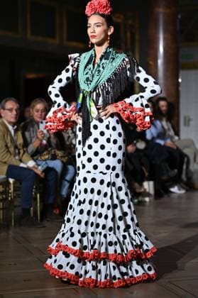 International Flamenco Fashion Week Madrid, (SIMOF) in Madrid - 31 Oct 2025 A model walks in a Angela Isa design at the International Flamenco Fashion Week Madrid, (SIMOF) show, at the Wellington Hotel in Madrid. Madrid Spain Copyright: xAtilanoxGarciax xSOPAxImagesx FOTO54343