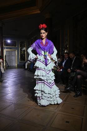 International Flamenco Fashion Week Madrid, (SIMOF) in Madrid - 31 Oct 2025 A model walks in a Angela Isa design at the International Flamenco Fashion Week Madrid, (SIMOF) show, at the Wellington Hotel in Madrid. Madrid Spain Copyright: xAtilanoxGarciax xSOPAxImagesx FOTO54354