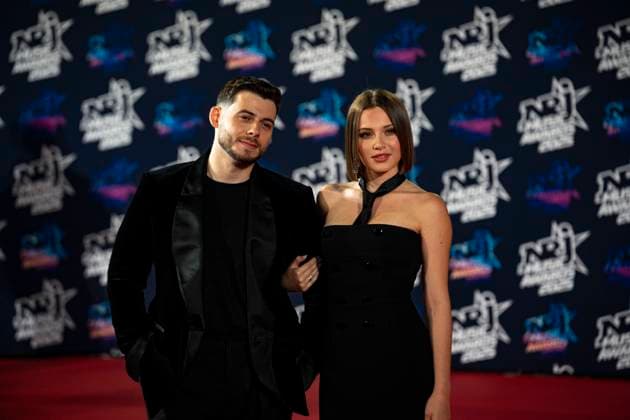PEOPLE : NRJ Music Awards - Cannes 31 10 25 Jeck and Carla attends the 27th NRJ Music Awards on October 31, 2025 in Cannes, France. Photo by Sandrine Thesillat PsNewZ  Copyright: xSandrinexTHESILLATx