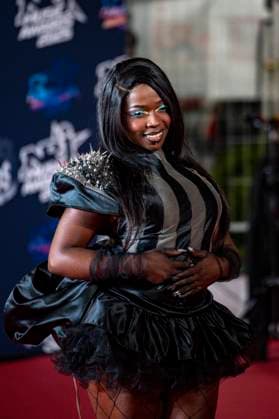 PEOPLE : NRJ Music Awards - Cannes 31 10 25 ThÃ odora attends the 27th NRJ Music Awards on October 31, 2025 in Cannes, France. Photo by Sandrine Thesillat PsNewZ  Copyright: xSandrinexTHESILLATx