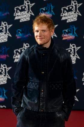 PEOPLE : NRJ Music Awards - Cannes 31 10 25 Ed Sheeran attends the 27th NRJ Music Awards on October 31, 2025 in Cannes, France. Photo by Sandrine Thesillat PsNewZ  Copyright: xSandrinexTHESILLATx