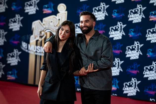 PEOPLE : NRJ Music Awards - Cannes 31 10 25 Ambre et Kenji Girac attend the 27th NRJ Music Awards on October 31, 2025 in Cannes, France. Photo by Sandrine Thesillat PsNewZ  Copyright: xSandrinexTHESILLATx