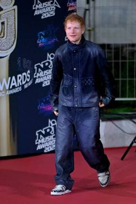 27th NRJ Music Awards Photocall Cannes..FC Ed Sheeran attends the Photocall during the 27th NRJ Music Awards on October 31, 2025 in Cannes, France. Photo by Franck Castel ABACAPRESS.COM Cannes France  Copyright: xCastelxFranck ABACAx