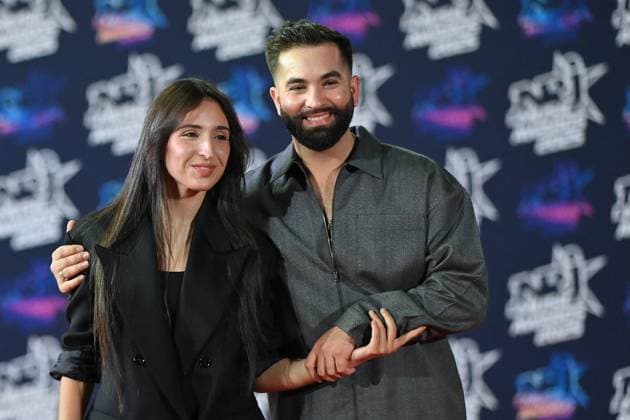 27th NRJ Music Awards Photocall Cannes..FC Kendji Girac and Ambre attends the Photocall during the 27th NRJ Music Awards on October 31, 2025 in Cannes, France. Photo by Franck Castel ABACAPRESS.COM Cannes France  Copyright: xCastelxFranck ABACAx