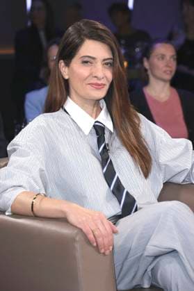 Linda Zervakis bei der Aufzeichnung der NDR Talk Show im NDR Fernsehstudio Lokstedt. Hamburg, 29.10.2025