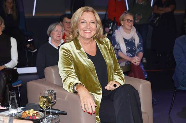 Bettina Tietjen bei der Aufzeichnung der NDR Talk Show im NDR Fernsehstudio Lokstedt. Hamburg, 29.10.2025