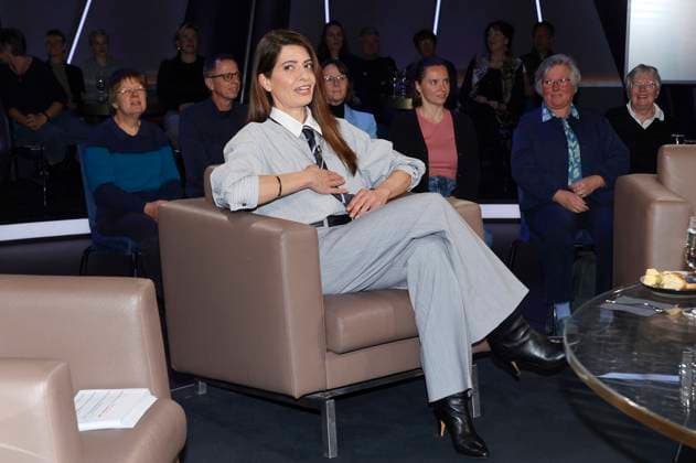 Linda Zervakis bei der Aufzeichnung der NDR Talk Show im NDR Fernsehstudio Lokstedt. Hamburg, 29.10.2025