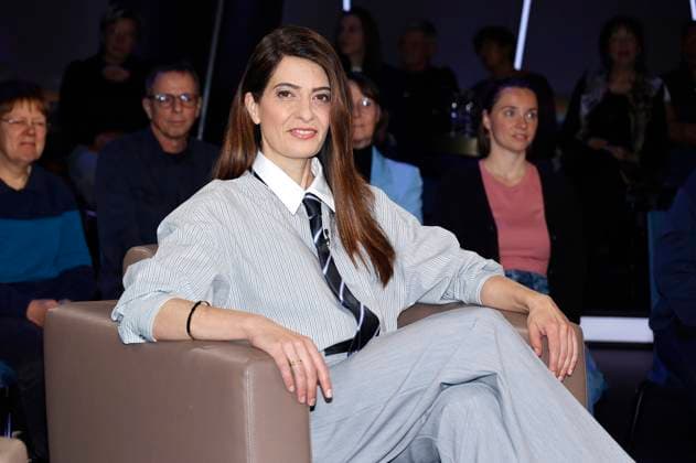 Linda Zervakis bei der Aufzeichnung der NDR Talk Show im NDR Fernsehstudio Lokstedt. Hamburg, 29.10.2025