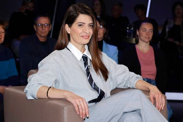 Linda Zervakis bei der Aufzeichnung der NDR Talk Show im NDR Fernsehstudio Lokstedt. Hamburg, 29.10.2025