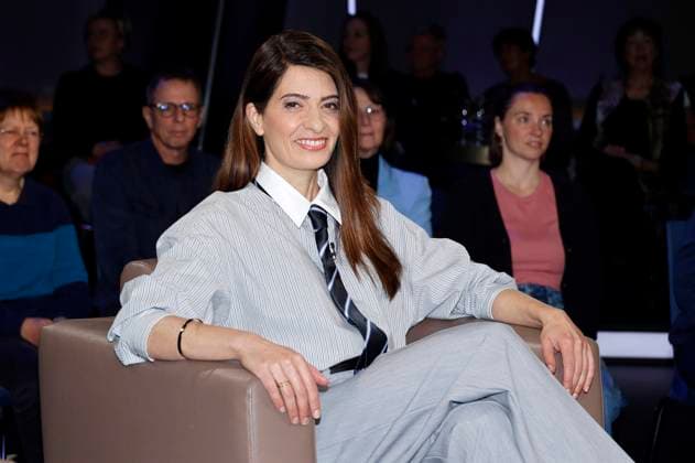 Linda Zervakis bei der Aufzeichnung der NDR Talk Show im NDR Fernsehstudio Lokstedt. Hamburg, 29.10.2025