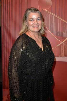 Birge Schade bei der Premiere des Theaterstücks Carmen darf nicht platzen in der Komödie am Kurfürstendamm im Ernst-Reuter-Saal. Berlin, 31.10.2025